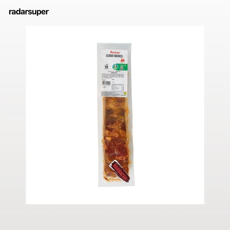 ALCAMPO CULTIVAMOS LO BUENO Tira de costillar de cerdo Ibérico BBQ.