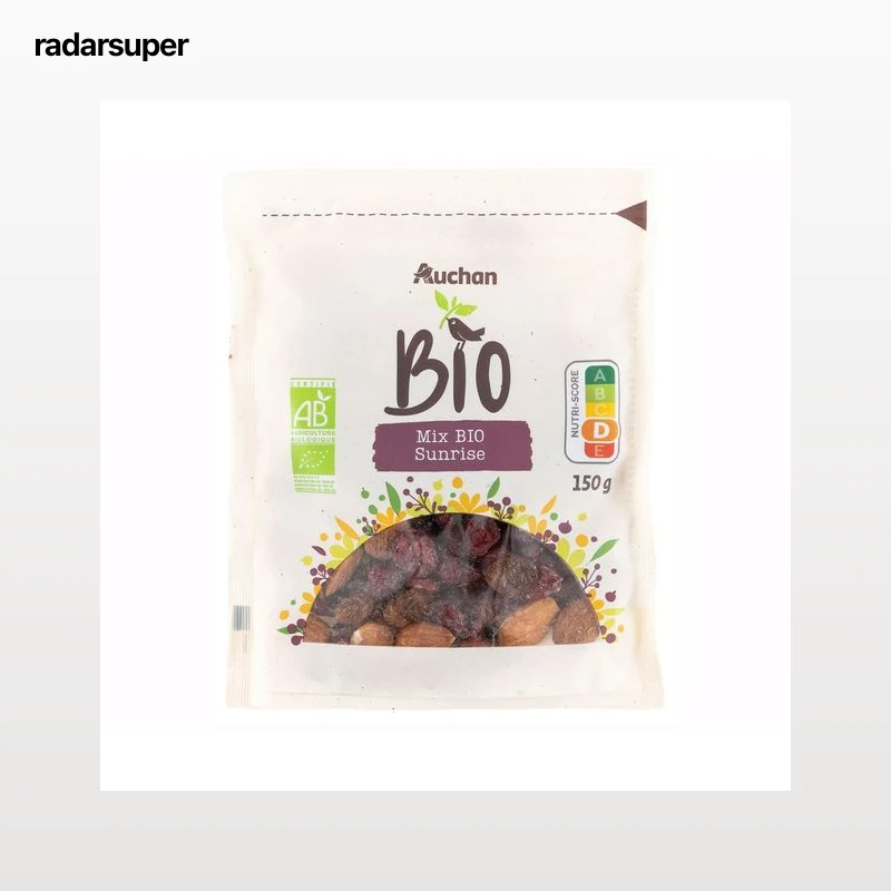 ALCAMPO ECOLÓGICO Almendras, arándanos y pasas 150 g