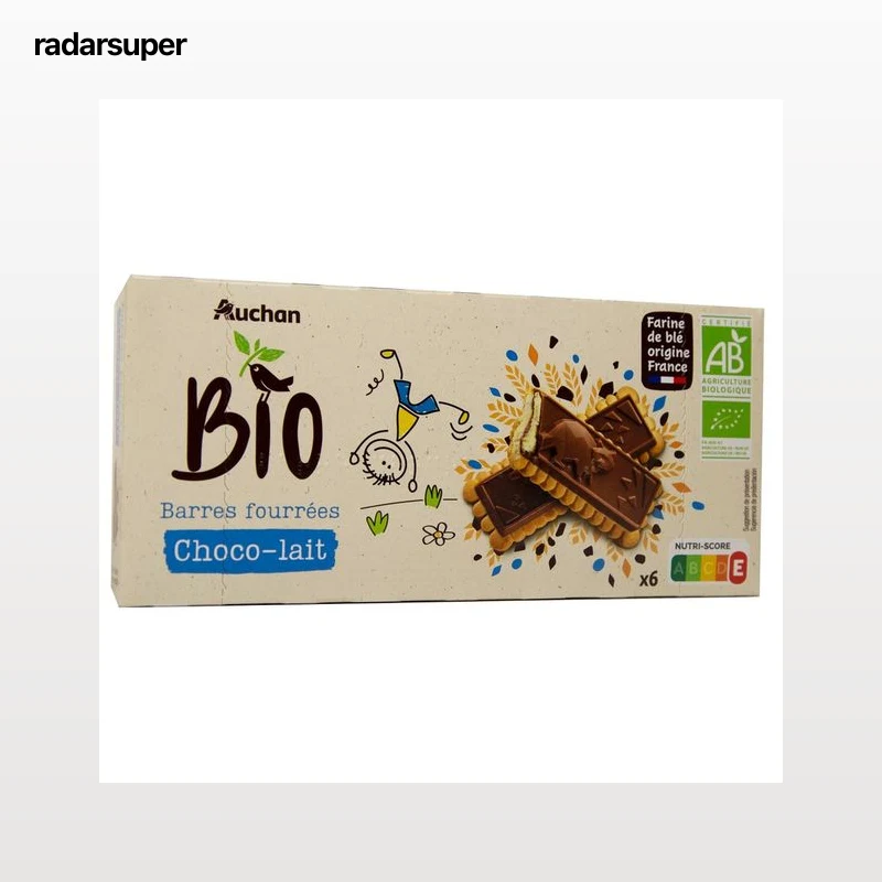 ALCAMPO ECOLÓGICO Barritas de chocolate con leche ecológicas 125 g.