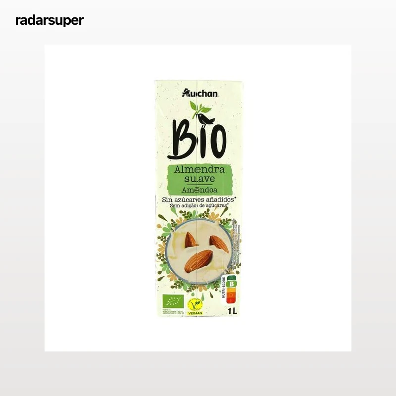 ALCAMPO ECOLÓGICO Bebida de almendras ecológica sabor suave 1 l.
