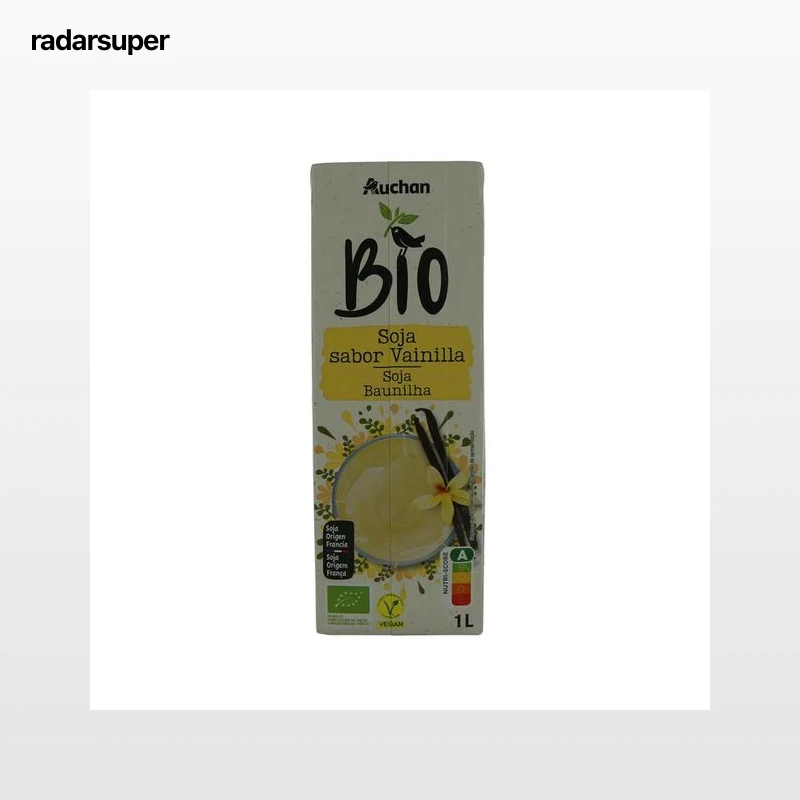 ALCAMPO ECOLÓGICO Bebida ecológica de soja sabor vainilla 1 l.