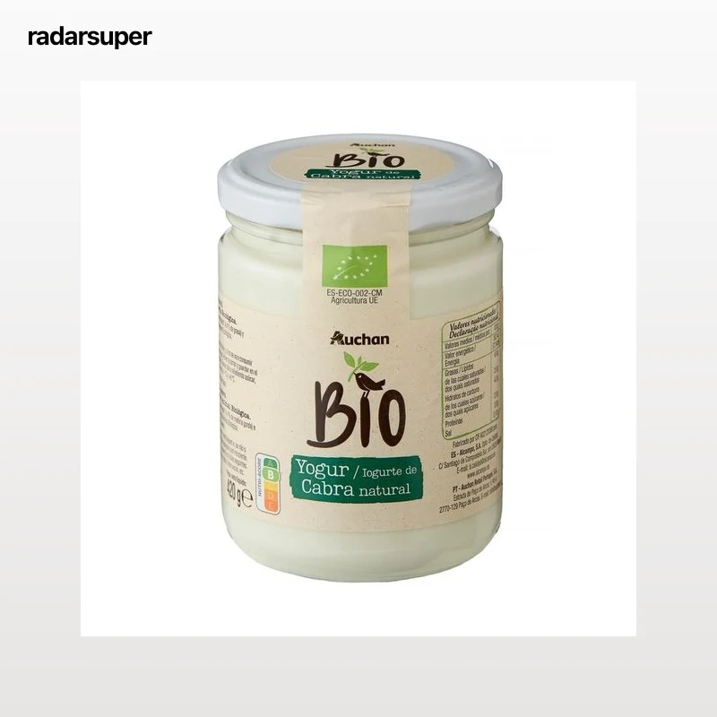 ALCAMPO ECOLÓGICO Bio Yogur natural de cabra ecológico 420 g.