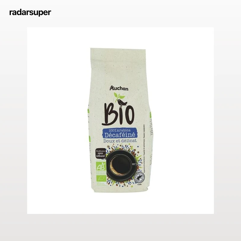 ALCAMPO ECOLÓGICO Café molido descafeinado 100 % Arábica 250 g.