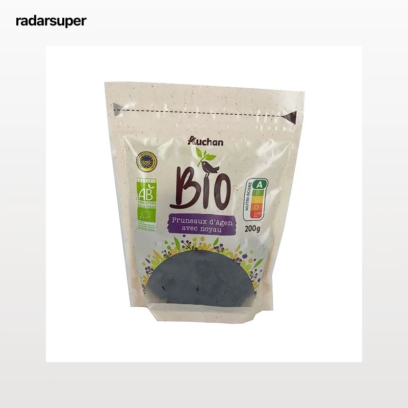 ALCAMPO ECOLÓGICO Ciruelas de Agen con hueso tiernas 200 g.
