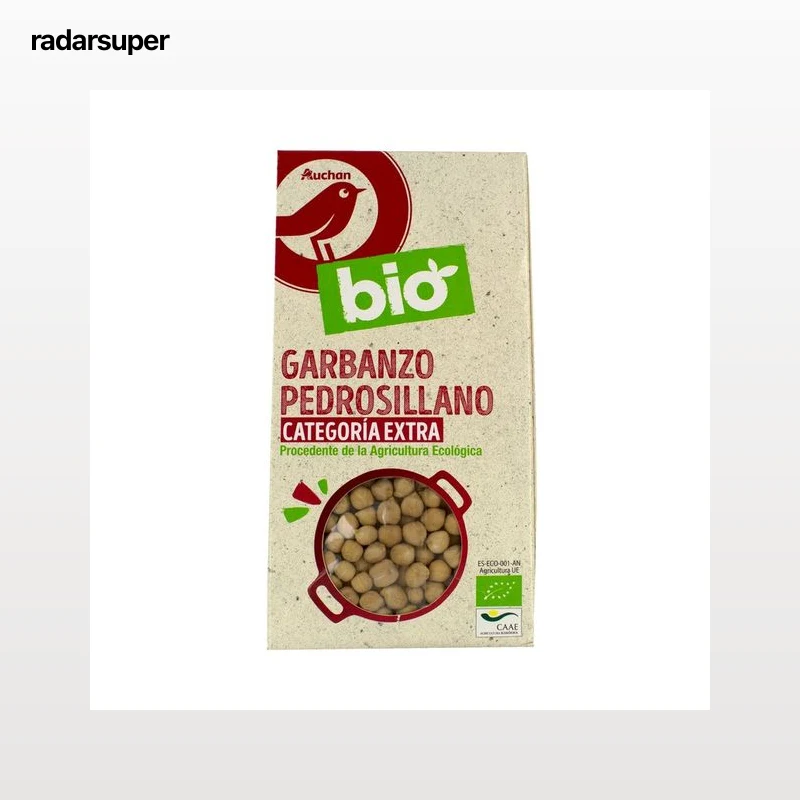 ALCAMPO ECOLÓGICO Garbanzo Pedrosillano ecológico 500 g.