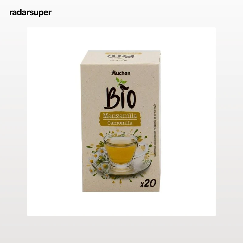 ALCAMPO ECOLÓGICO Infusión de manzanilla Bio 20 uds. 24 g.