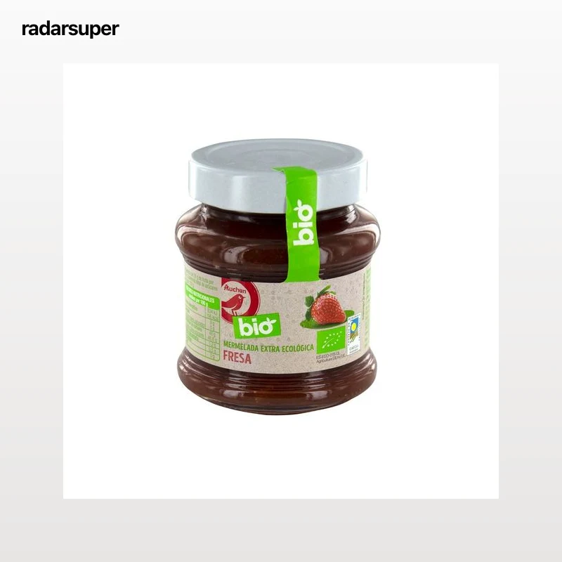 ALCAMPO ECOLÓGICO Mermelada extra de fresa ALCAMPO ECOLÓGICO 350 g.