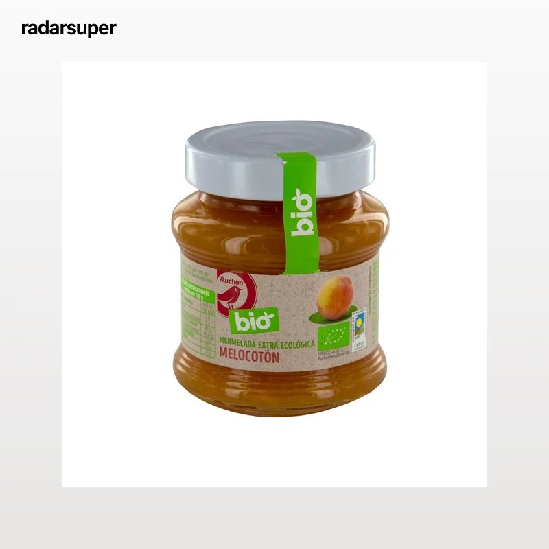 ALCAMPO ECOLÓGICO Mermelada extra de melocotón ALCAMPO ECOLÓGICO 350 g.