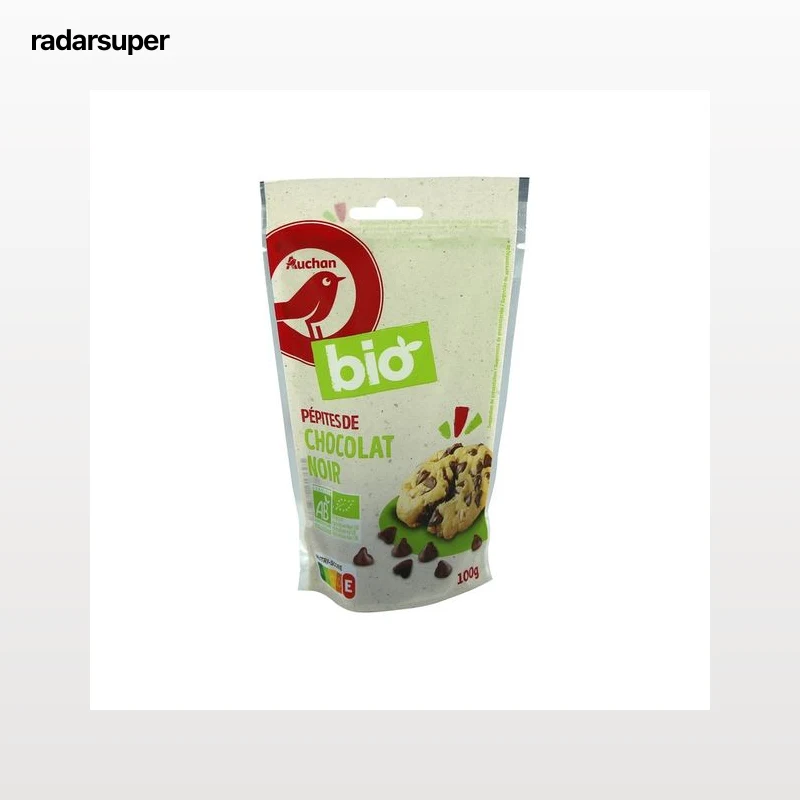 ALCAMPO ECOLÓGICO Pepitas de chocolate negro ecológico 100 g.