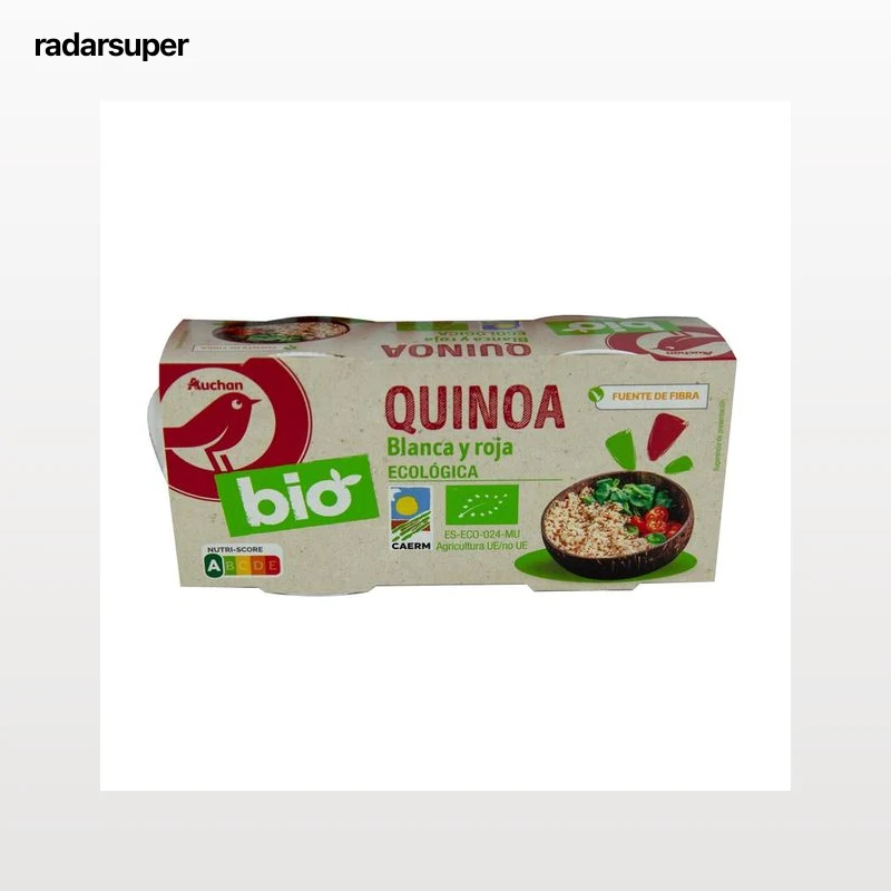 ALCAMPO ECOLÓGICO Quinoa blanca y roja cocida ecológica  2 uds. x 125 g.