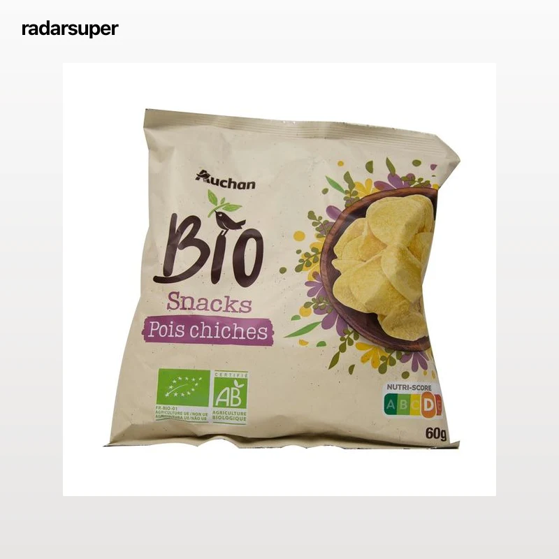 ALCAMPO ECOLÓGICO Snack de garbanzos ecológico 60 g.