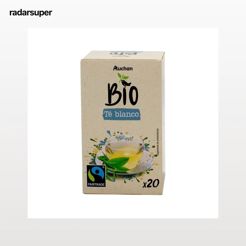 ALCAMPO ECOLÓGICO Té blanco Bio 20 uds. 28 g.