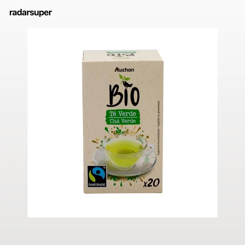 ALCAMPO ECOLÓGICO Té verde Bio 20 uds. 28 gr.