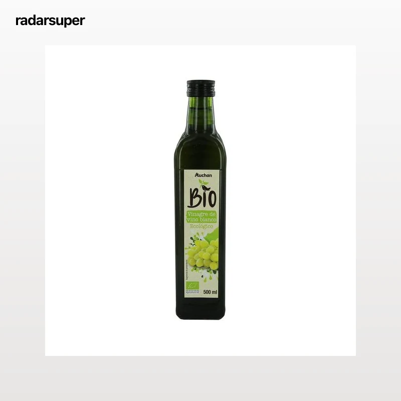 ALCAMPO ECOLÓGICO Vinagre de vino blanco ecológico 500 ml.