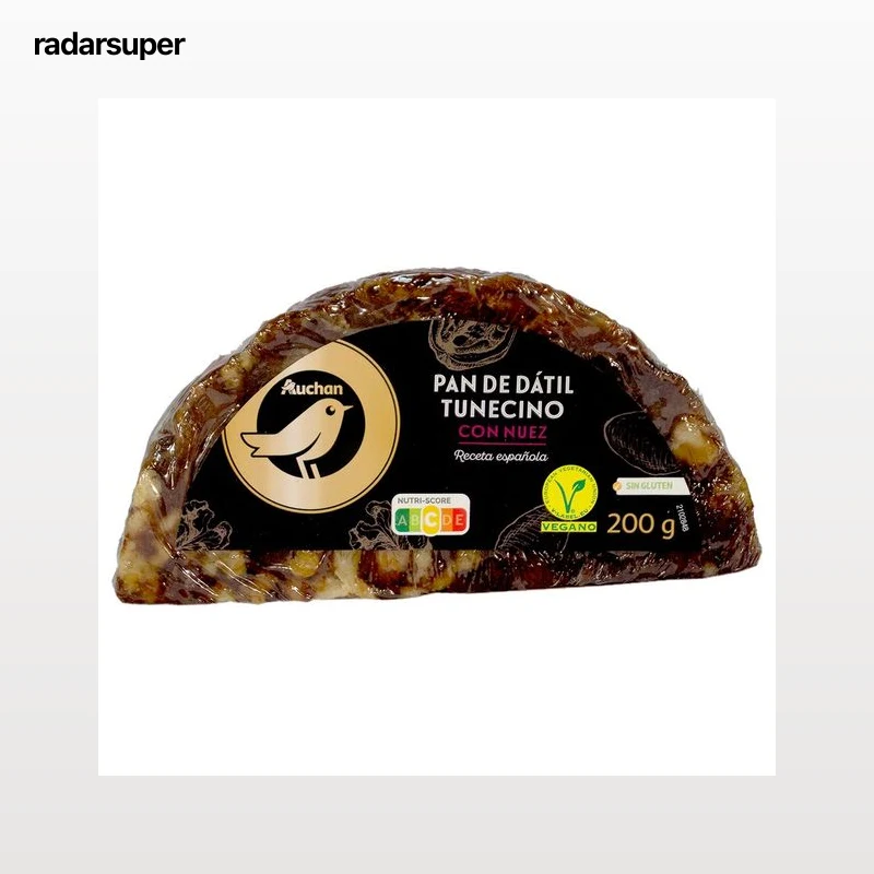 ALCAMPO GOURMET Pan de dátil con nueces 200 g.