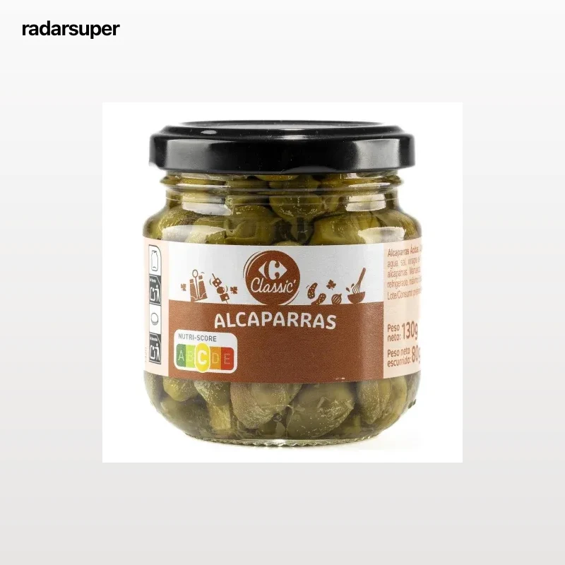 Alcaparras Carrefour 80 g.