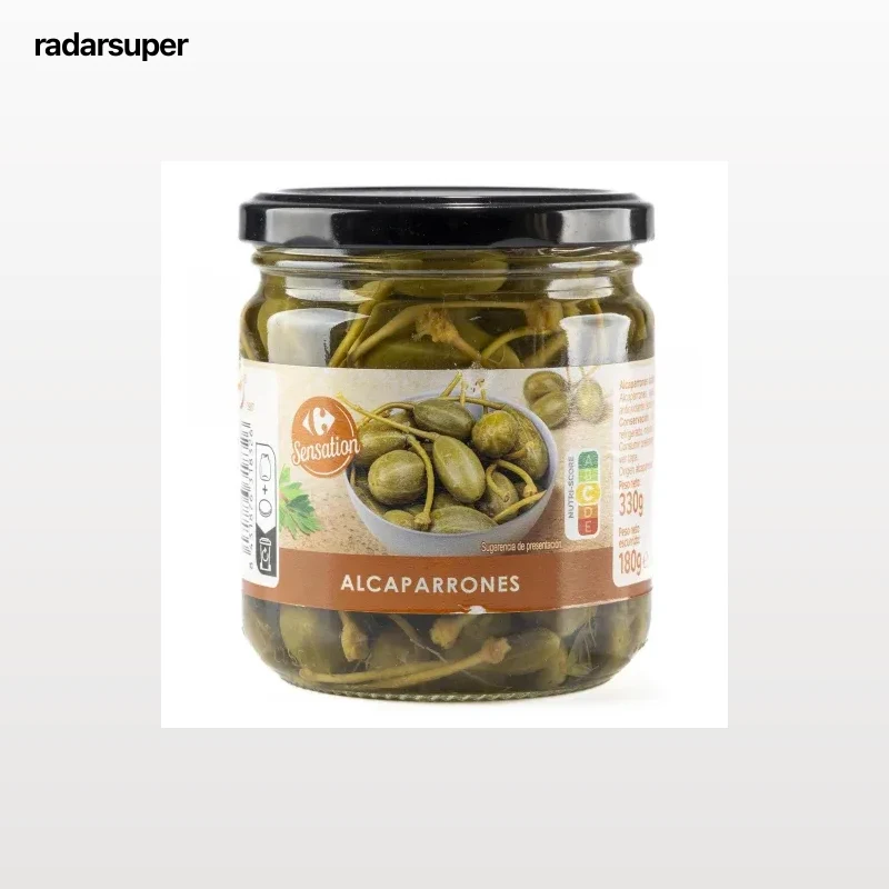 Alcaparrones Sensation Carrefour 180 g.