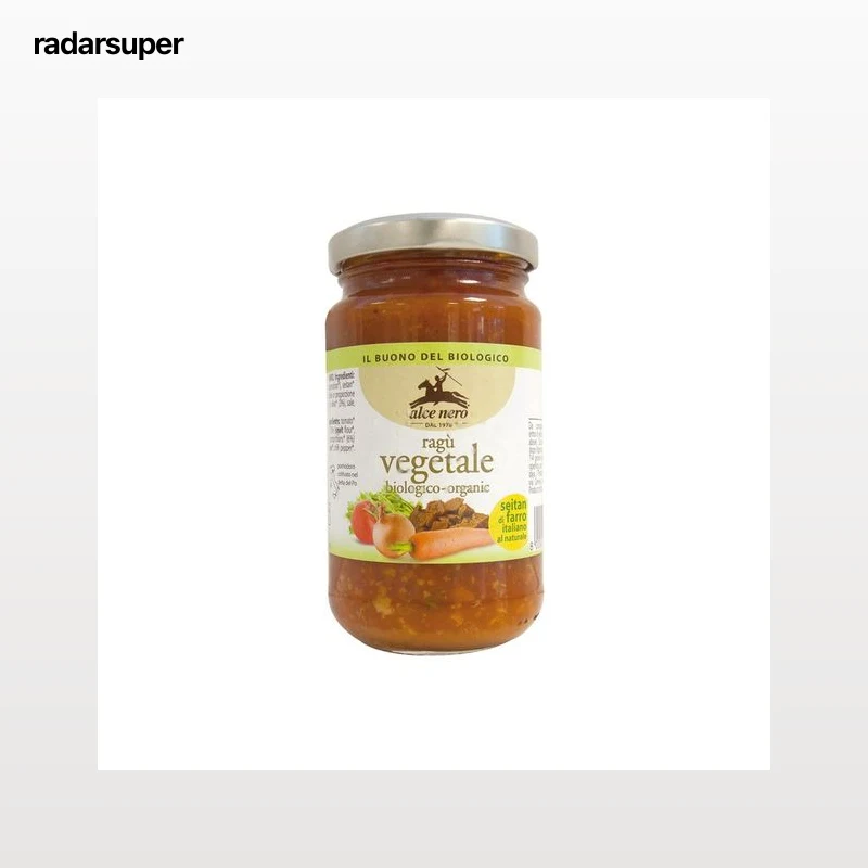 ALCE NERO Salsa de tomate ecológica con seitán de espelta 200 g.