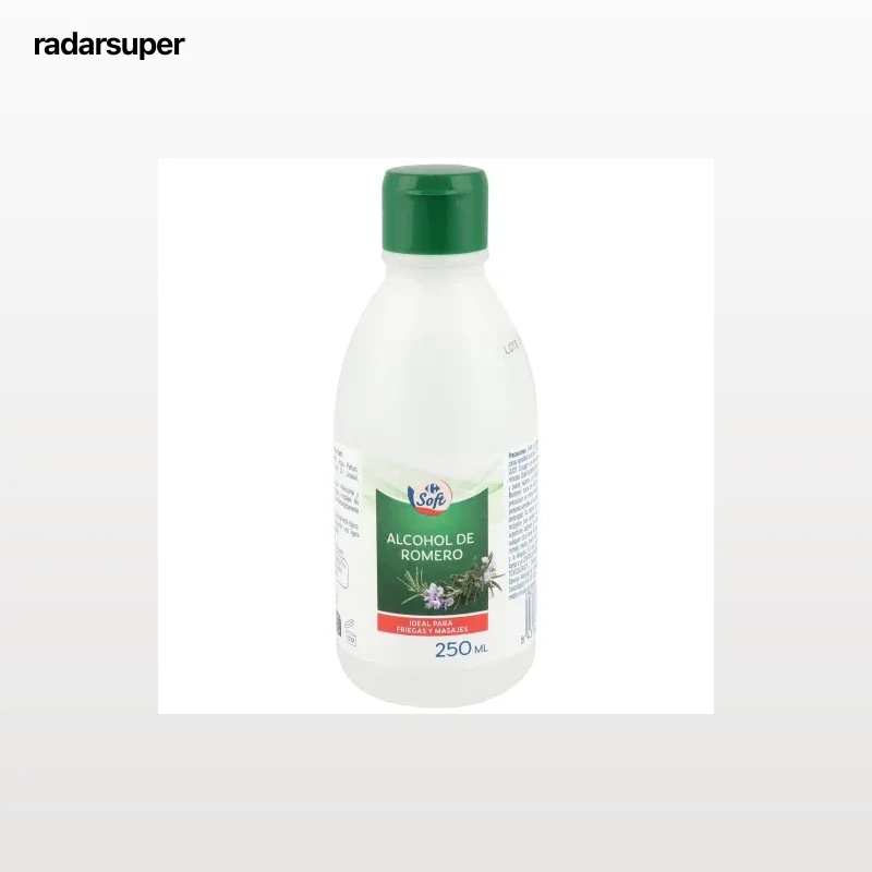 Alcohol de romero Carrefour Soft 250 ml.