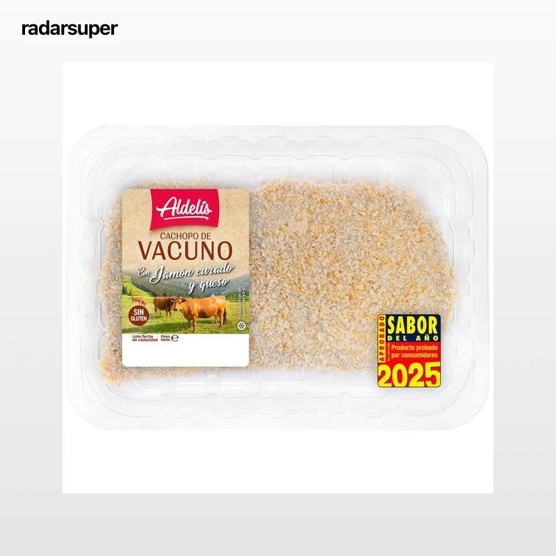 ALDELÍS Cachopo de vacuno con jamón curado y queso