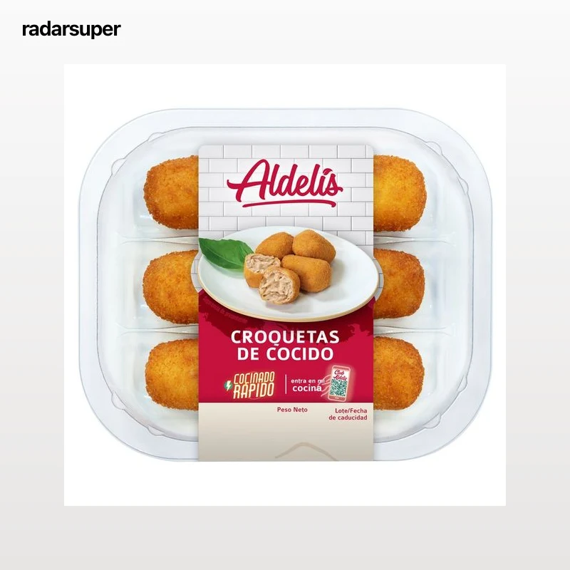 ALDELÍS Croquetas de cocido prefritas ALDELÍS 6 uds.
