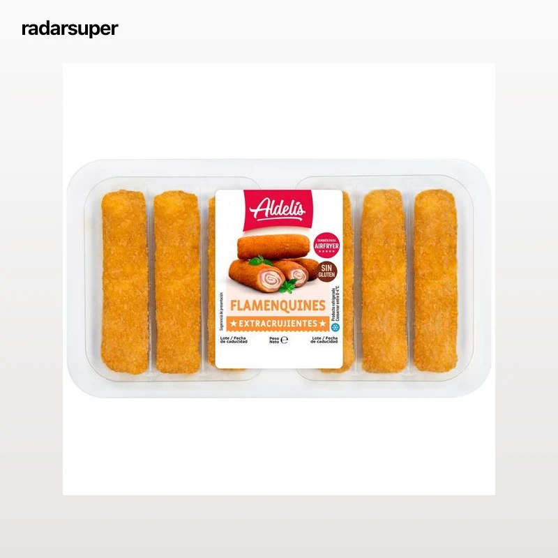 ALDELÍS Flamenquines de pavo y queso fundido 255 g.