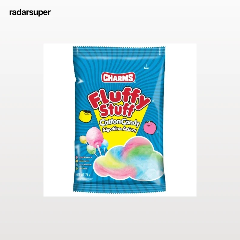 Algodón de azúcar sabores surtidos Fluffy Stuff 71 g.