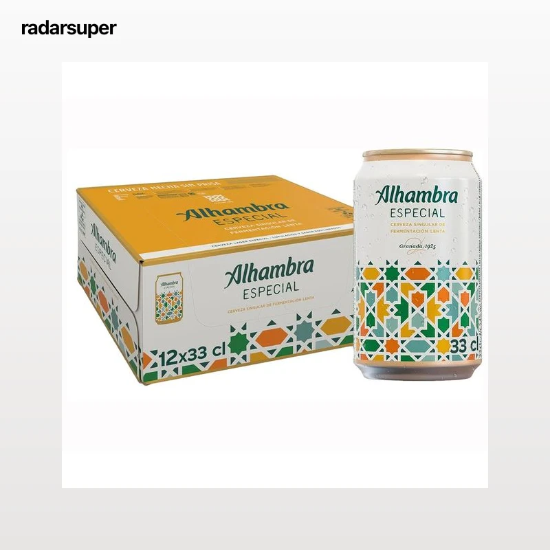ALHAMBRA ESPECIAL Cerveza pack 12 uds. x 33 cl.