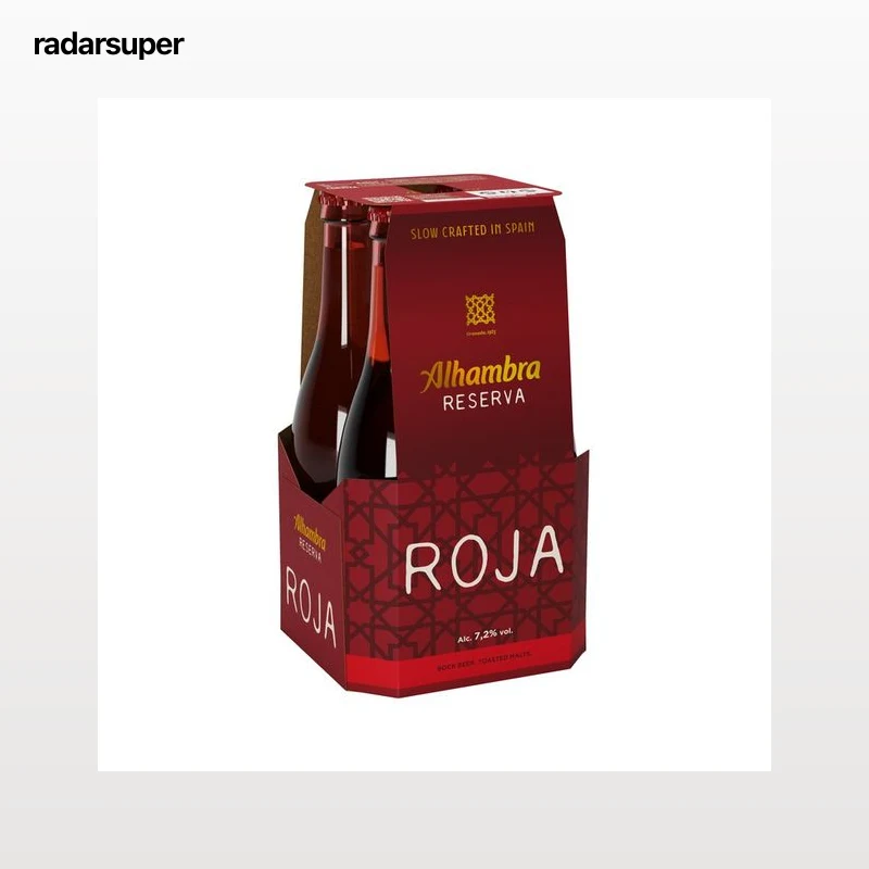 ALHAMBRA RESERVA ROJA Cerveza pack de 4 uds. x 33 cl.