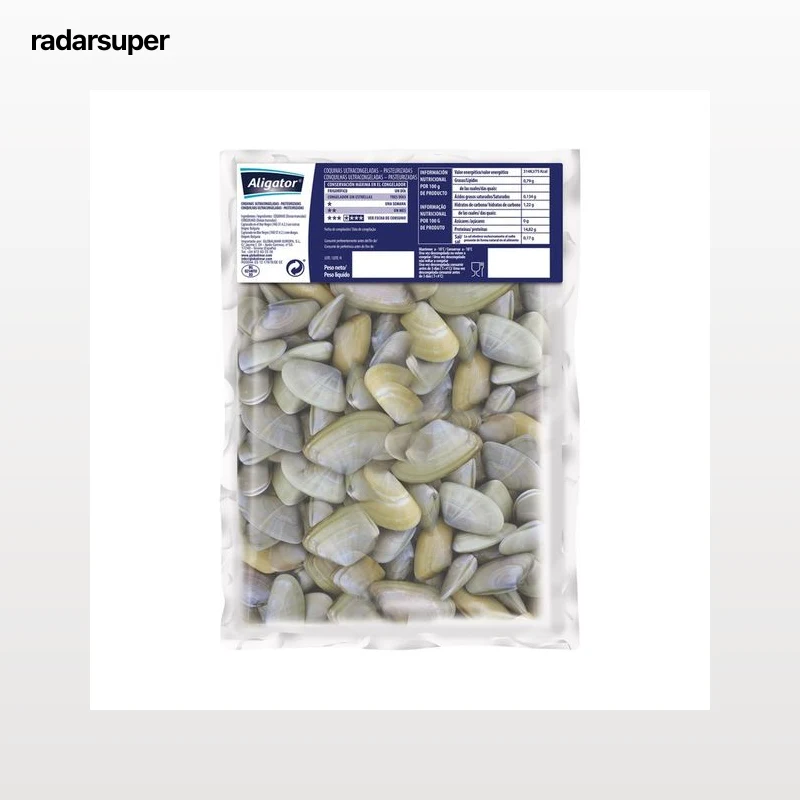 ALIGATOR Coquina ultracongelada pescadas en el mar mediterráneo ALIGATOR 250 g.