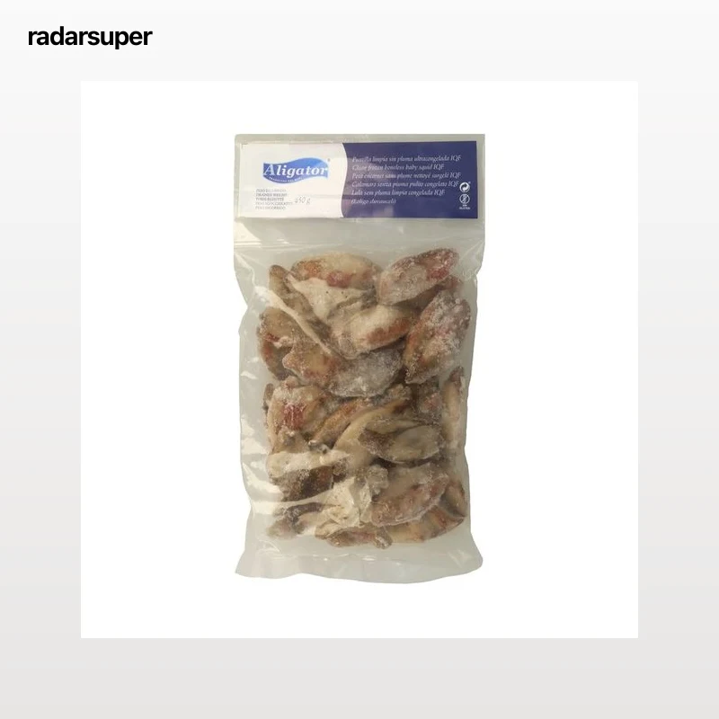 ALIGATOR Puntilla limpia sin pluma y ultracongelada ALIGATOR 450 g.