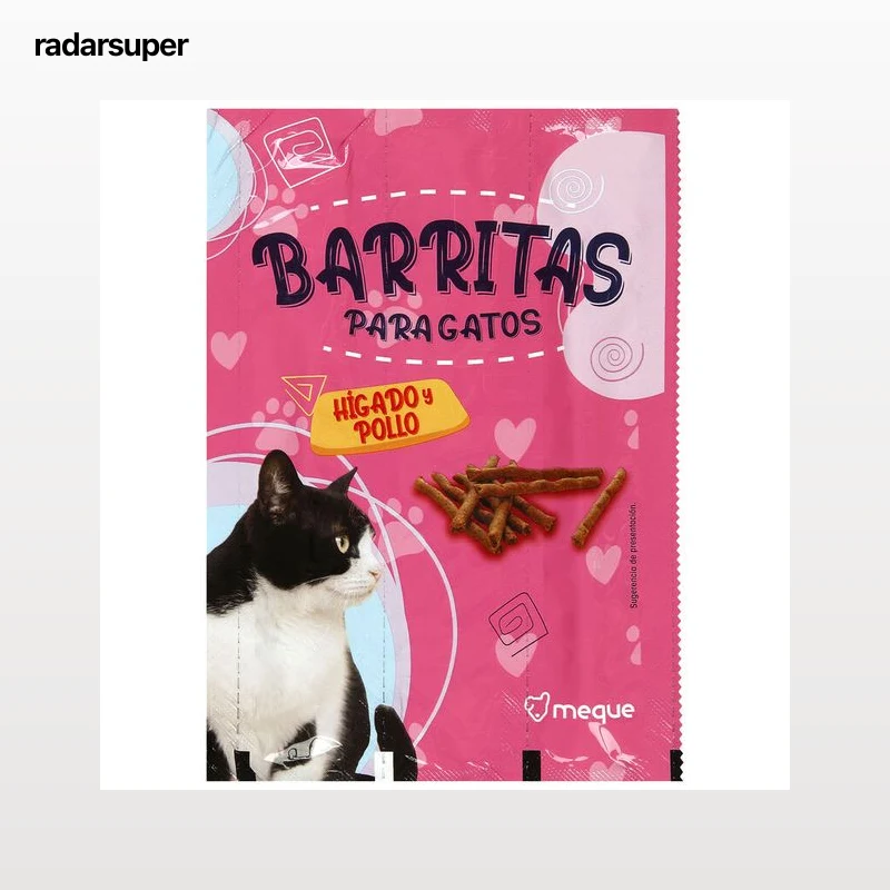 Alimentación para gato Snack Meque 50g pollo e hígado