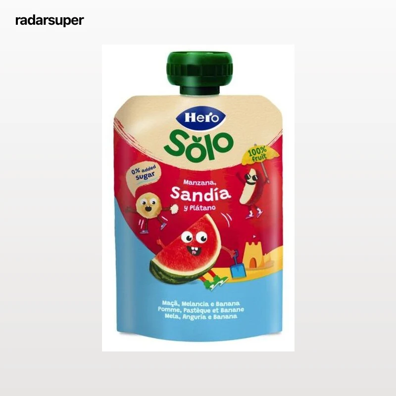 Alimentación infantil Pouch Hero 100g Sandía/Plátano