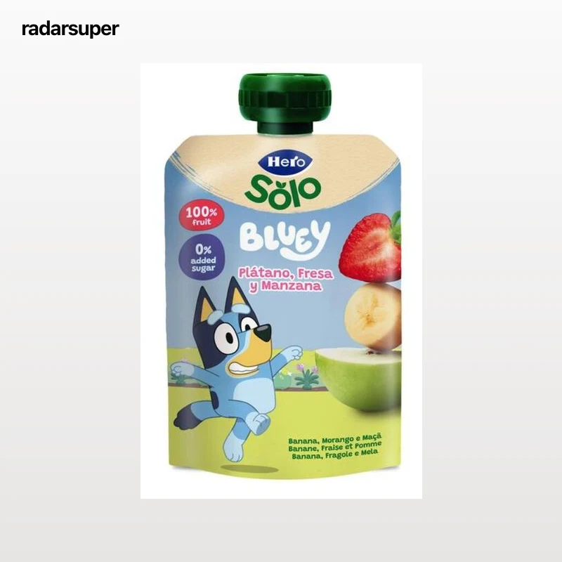 Alimentación infantil Pouch Hero Solo 100g Fresa-plátano