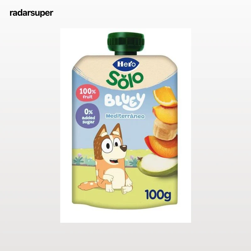 Alimentación infantil Pouch Hero Solo 100g Mediterraneo