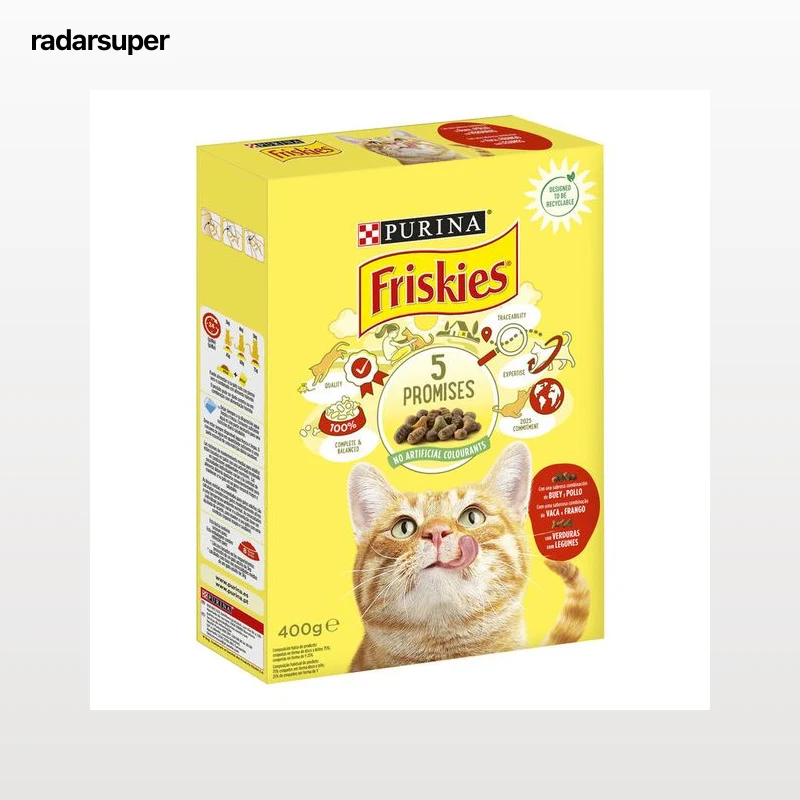 Alimento para gato Friskies buey pollo 400gr