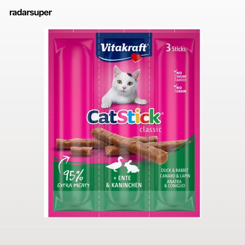 Alimento gato snack Vitakraft 18g pato-conejo