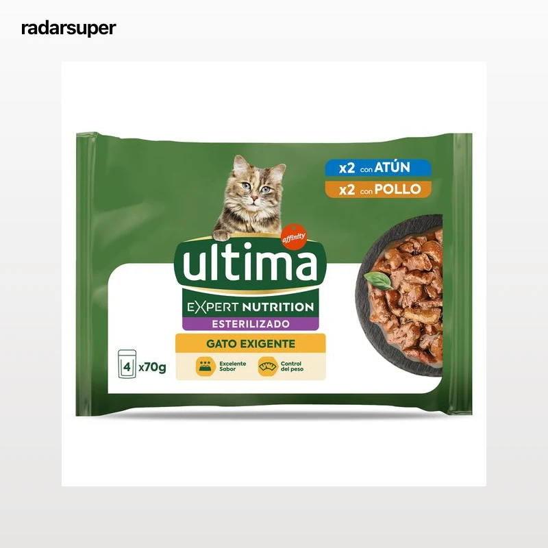 Alimento para gatos esterilizados Ultima 280 g