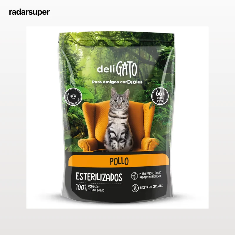 Alimento para gatos esterilizados con pollo Dia Deligato 800 g