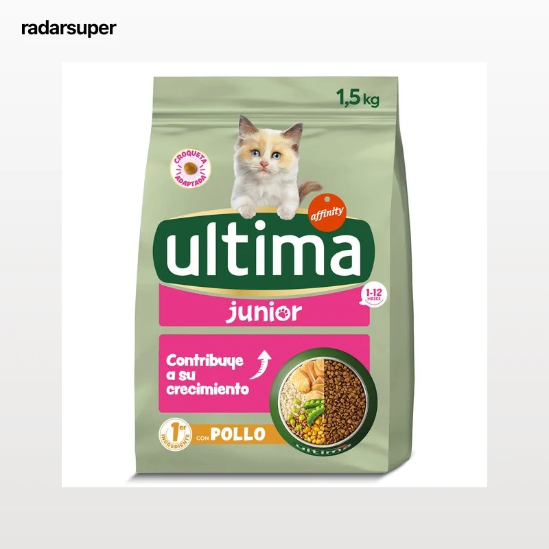 Alimento para gatos junior con pollo Ultima 1.5 kg