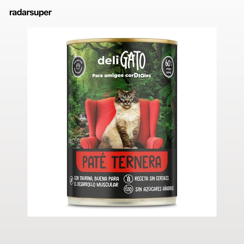 Alimento para gatos paté de ternera Dia Deligato 400 g