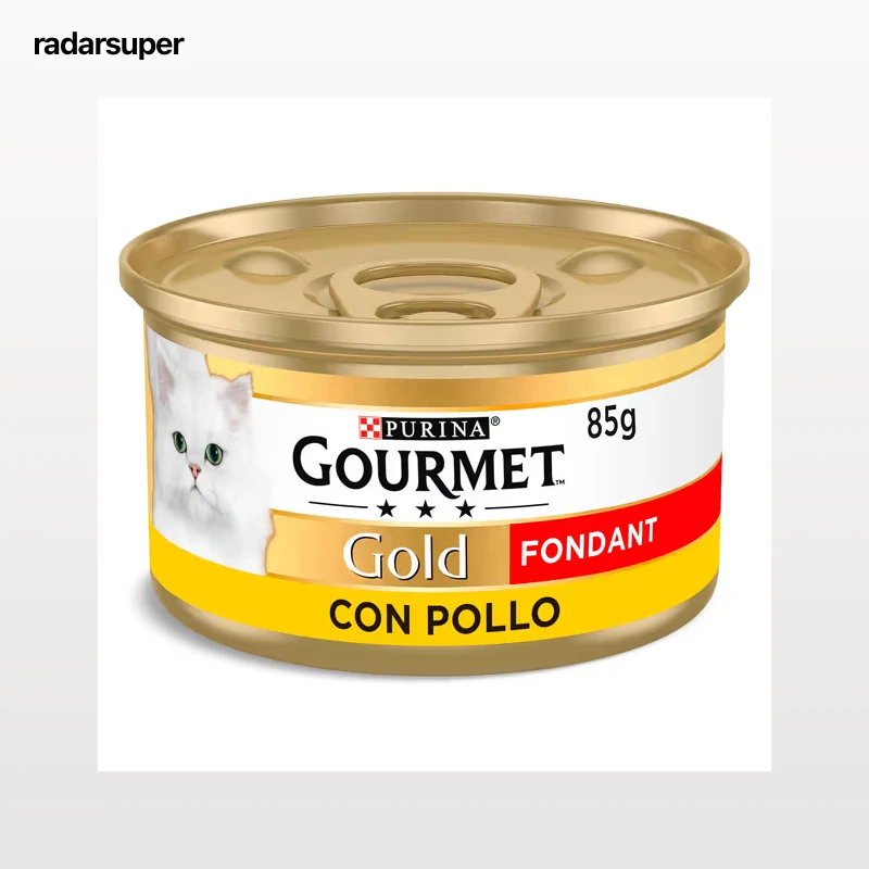 Alimento para gatos con pollo fondant Gourmet 85 g