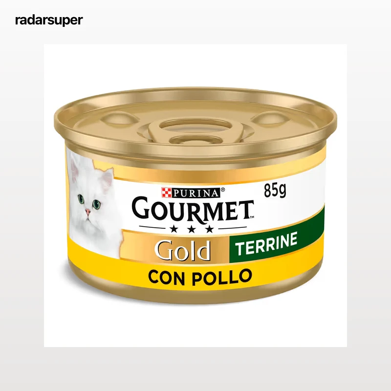 Alimento para gatos con pollo terrine Gourmet 85 g