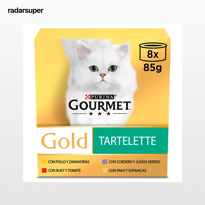Alimento para gatos tartalette Gourmet 8 x 85 g