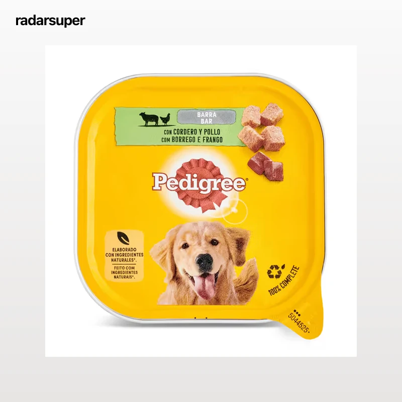 Alimento húmedo para perros con pollo y cordero Pedigree 300 g