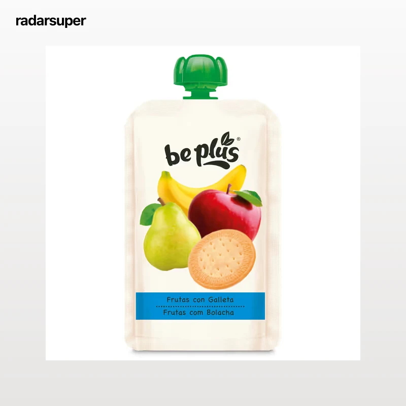 Alimento infantil de frutas con galleta Be plus 120 g