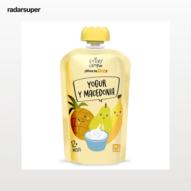Alimento infantil lácteo con puré de frutas Dia Fruticampo 100 g