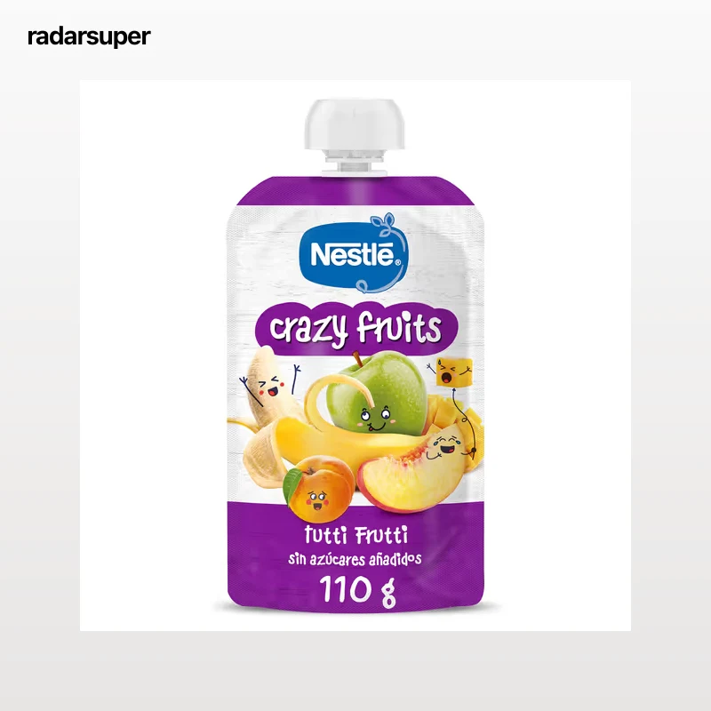 Alimento infantil con puré multifrutas crazy fruits Nestlé 110 g