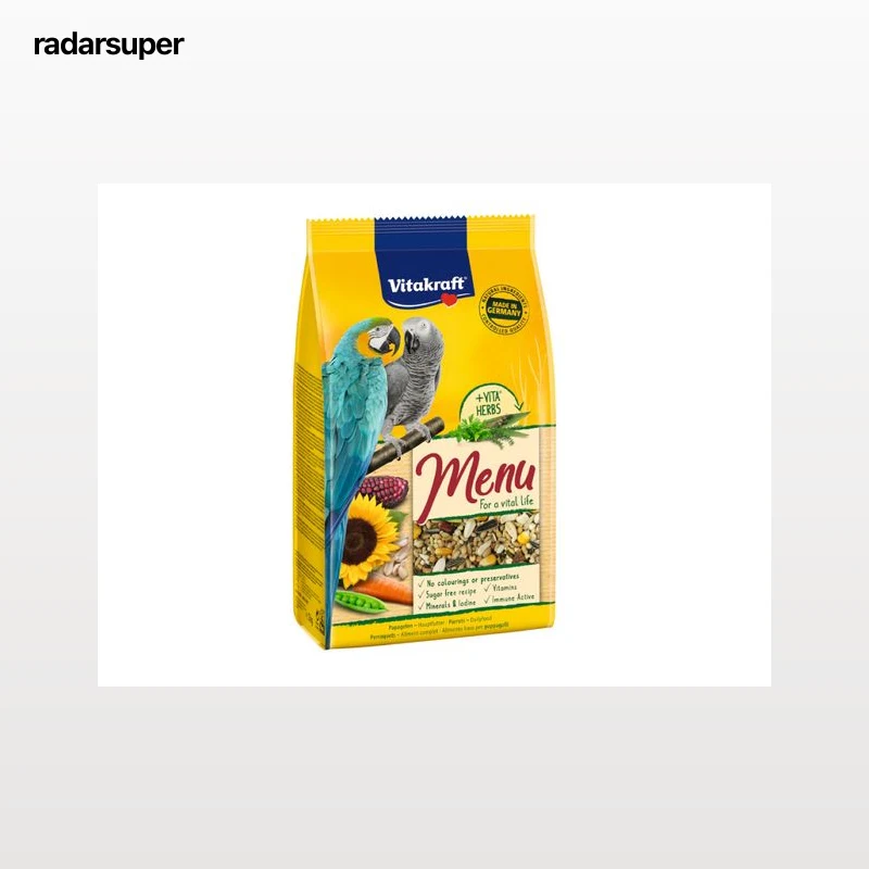 ALIMENTO PARA PAPAGAIO VITAKRAFT PREMIUM MENU 1KG