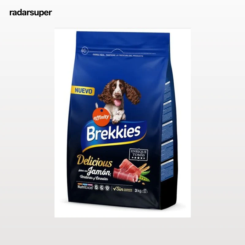 Alimento para perro Brekkies Delicious 3K Jamon